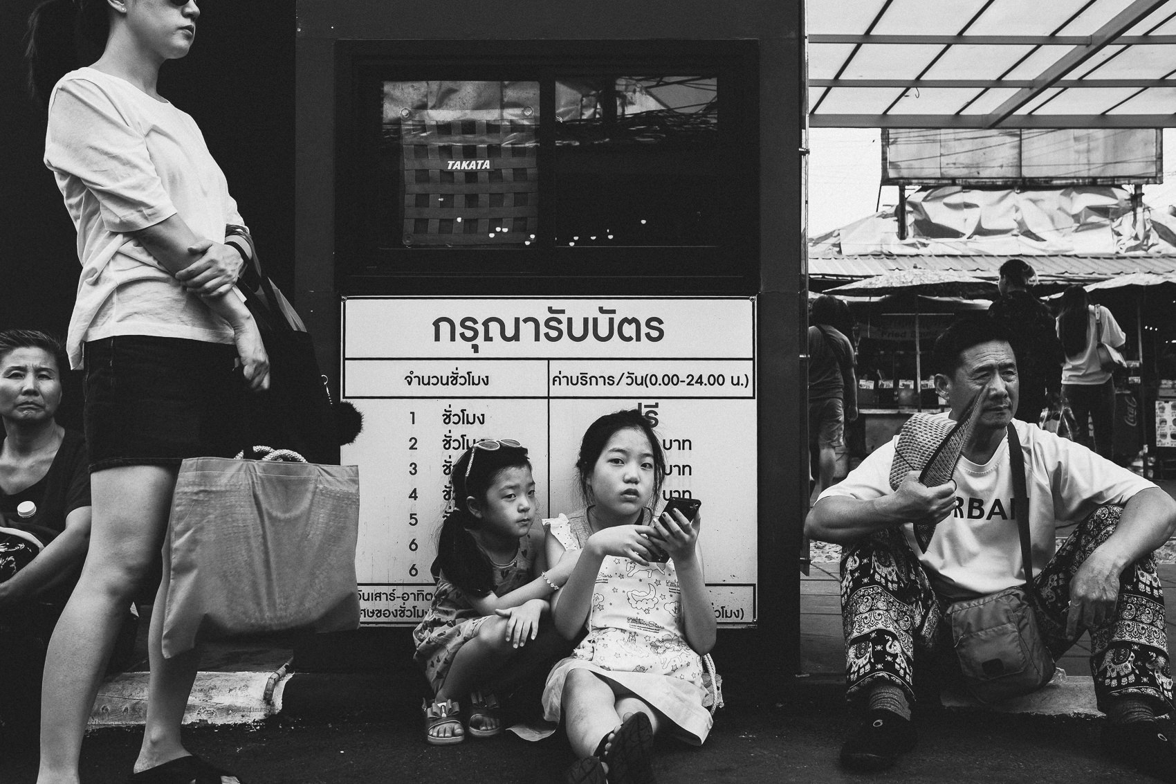 Thailand 2019 At the Bus Stop 09